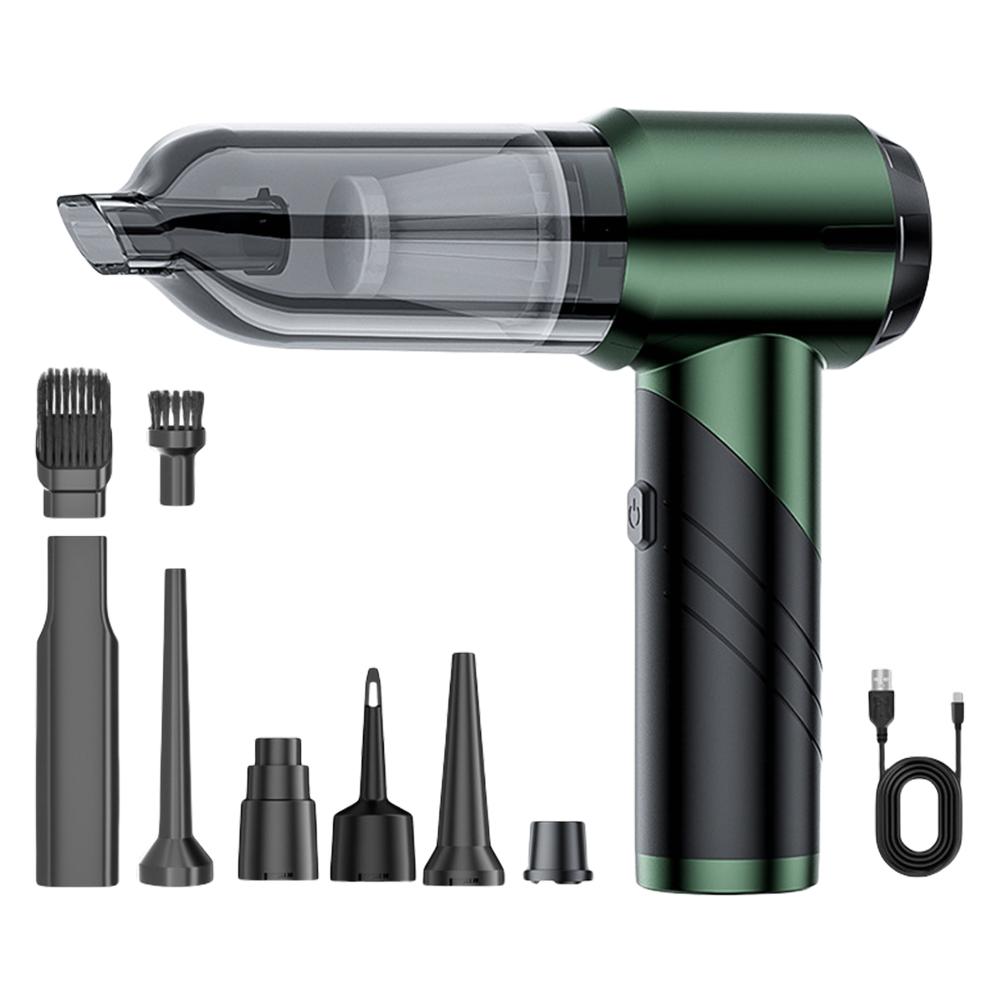 16000Pa Dust Catcher 100W USB Rechargeable Cordless Handheld Vacuum Cleaner 80000RPM Portable Dust Collector for Household Auto