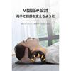 Almofada de alongamento cervical 10 minutos dia alongamento relaxar ombros Pais Mães Respeito Aniversário presente homens mulheres Manual de instruções japonês preto.