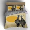 Giraffes and sun. Bedding Duvet cover sets Duvet covers Pillowcases gifts (1 * Duvet Cover 2 * Pillowcases, without duvet insert)