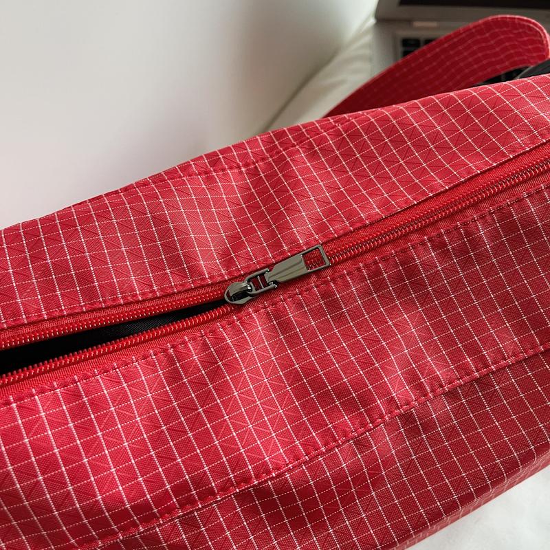 Large Capacity Plaid Canvas Bag Women's Lightweight Handbag Shoulder Crossbody Dumpling Bag