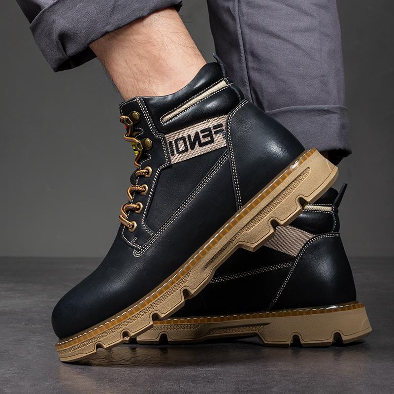 Mens Martin Boots Scarpe alte per gli uomini Stivali bassi Moda Casual Snow  Boots Inverno Impermeabile Scarponi da trekking acquista in modo economico  — spedizione gratuita, recensioni reali con foto — Joom