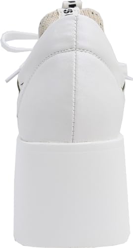 Yosuke Platform Shoes, Women's, White, Size 24.5cm, 2710035