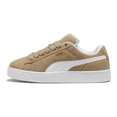 Suede XL Comfortable Versatile Low-Top Sneakers Unisex Sneakers Khaki White 395205-23