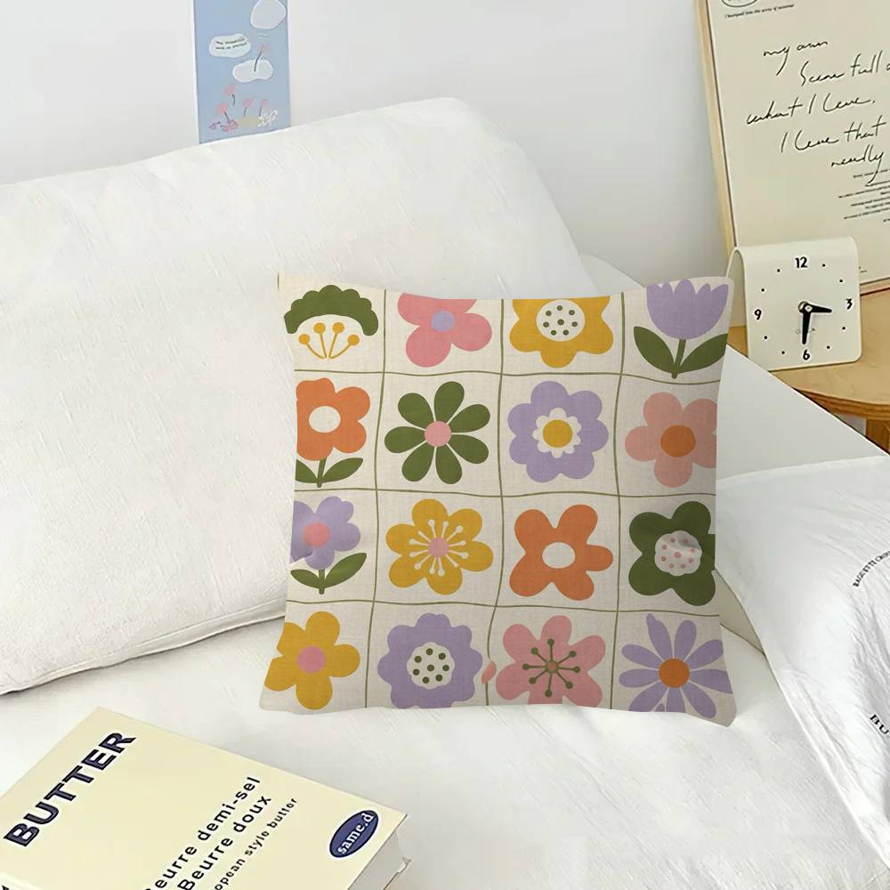 Beauty Freshfloral Personalized Pillow Dust Cover Bedroom Kids Party Decoration Pillowcase Birthday Children Gift