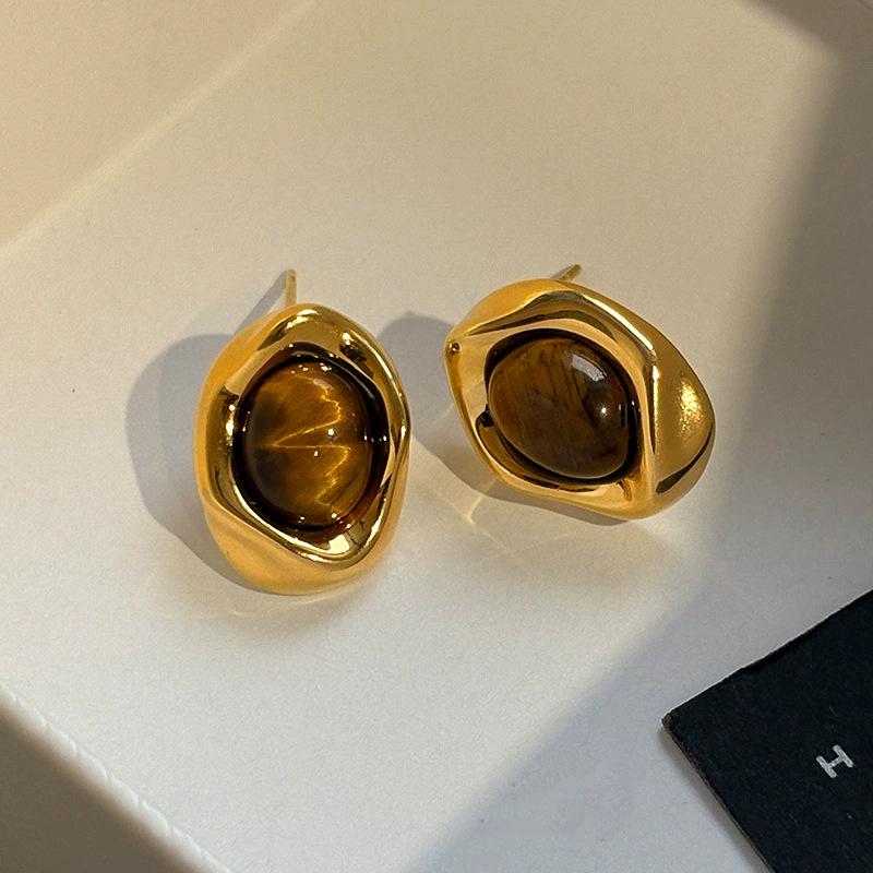 

Ожерелье-цепочка из тигрового глаза Майяр - Женский роскошный осенне-зимний акцентный аксессуар