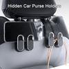 Universal Car Interior Accessories Seat Hook Hanger Faux Leather Back Storage Compact Organizers Foldable Organizer for Hanging Groceries And