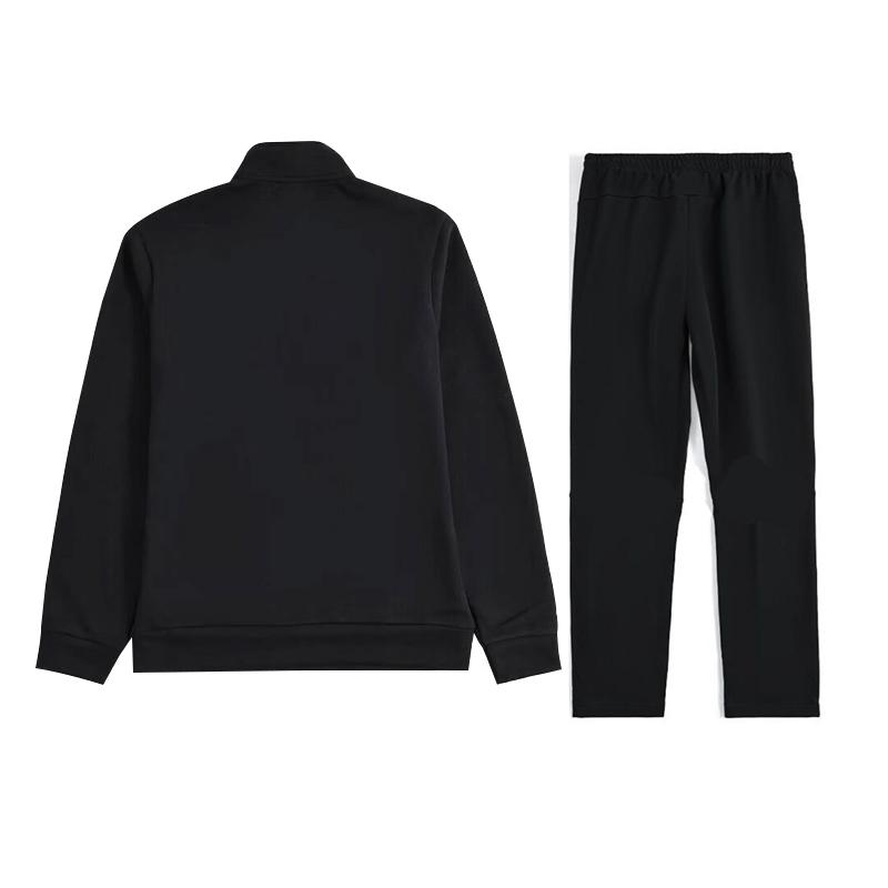 Li Ning Football Casual Sportswear Men's Standard Black Top+Pants YWEV055-1
