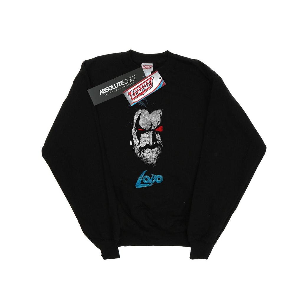 DC Comics Mens Lobo Face Sweatshirt