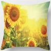 Sunflower Decorative Pillowcase Office Living Room Car Ornaments Home Pillowcase