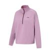 Li Ning Fitness Series Antibakterielles Antistatisches Locker geschnittenes Stehkragen Logo Sweatshirt Damen Sweatshirt AWDVF82-1