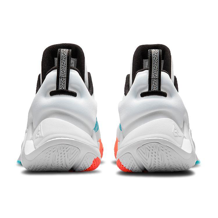 Nike Giannis Immortality EP Force Field Unisex Sneakers White Black Turquoise-Blue DH4528-100