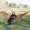 New Creative Canvas Single Hammock Outdoor Courtyard Sleeping Hammock Camping Indoor Children's Swing Thick Striped Hammock