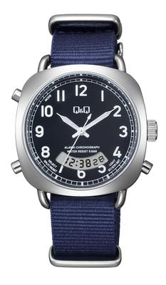 Citizen 5 ATM Wasserblau Q&Q Uhr, Resistent, Analog-Digital, A38A-002PK,