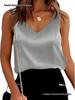 Women's Satin V-Neck Sleeveless Casual Camisole