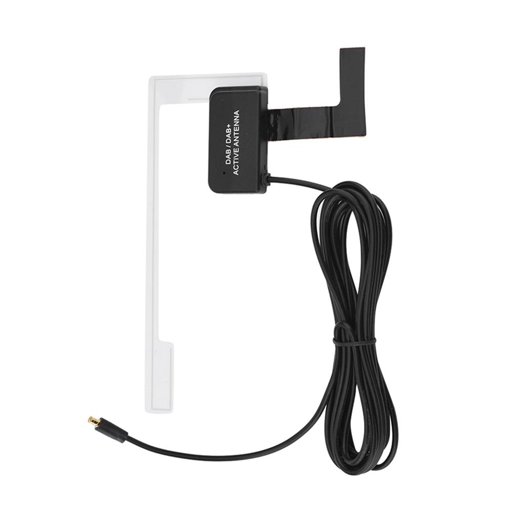 DAB-Digital-Autoradio-Antenne, Glasmontage, MCX-Stecker