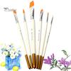 6x Professionelle Malerei Pinsel Set Acryl Öl Aquarell Künstler Pinsel