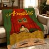 character a-amelie-e Throw Thick Comfort Flannel Quilt, Multi-scene Use Indoor Outdoor Daily Nap
