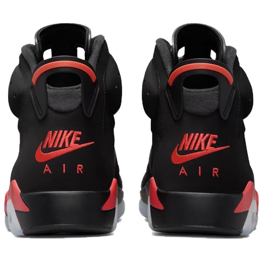 Jordan Air  6 Reverse Infrared Retro Basketball Shoes Unisex sneakers Black CT8529-001