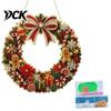 Christmas Window Decorations Faux Diamond Art Ornament, DIY Santa Claus Sun Catcher Kit, Rhinestone Acrylic Hanging Ornaments Xmas Wreath Ornament