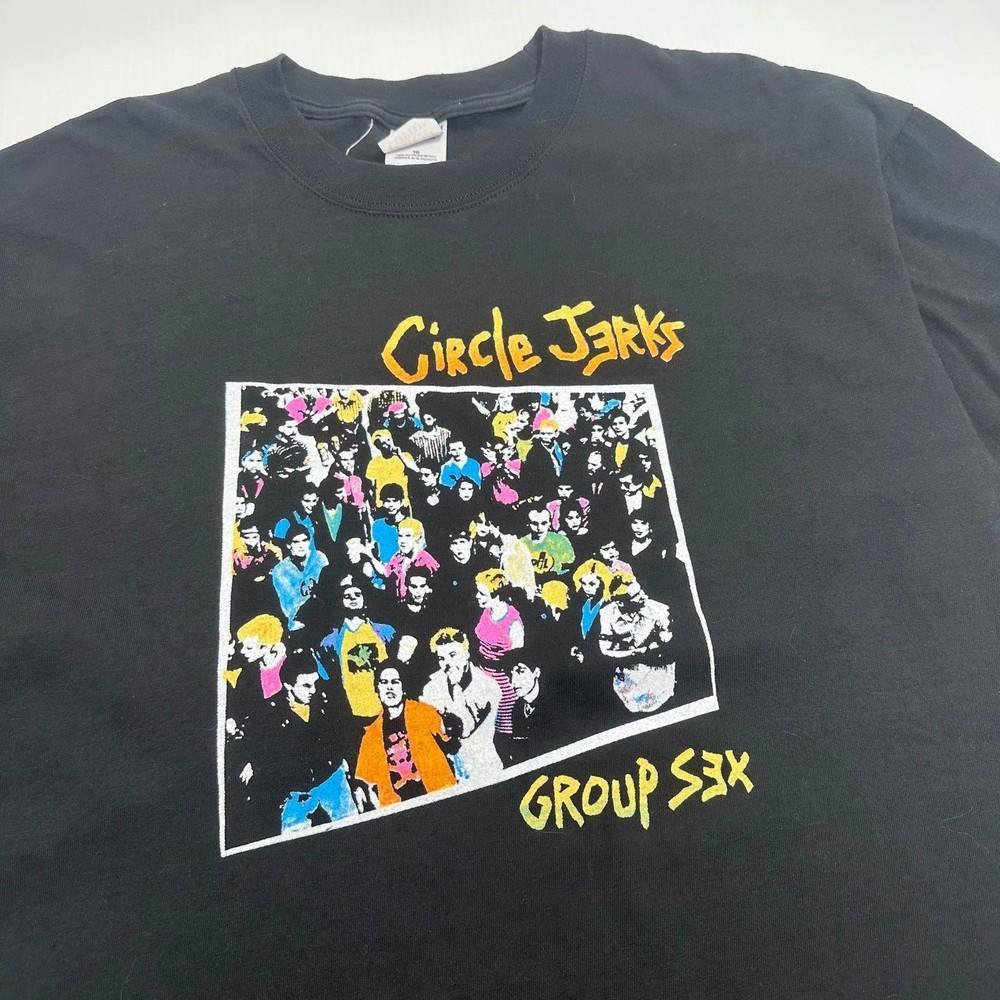 Cirle Jerks Group Sex Album black short sleeve unisex Tshirt Vtg S5XL Unisex T-Shirt S