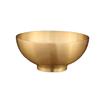 Glatte gebürstete Messing-Gold-Schatzschale - Chinesischer Stil Wasseropfer, Kupferornament für buddhistischen Saal, Frühlingsfestgeschenk