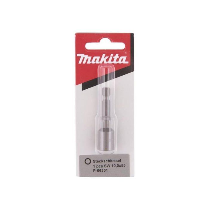 Embout à emmanchement 10 mm Makita P-06301 Propulseur 1/4 (6.3 mm) 55 mm