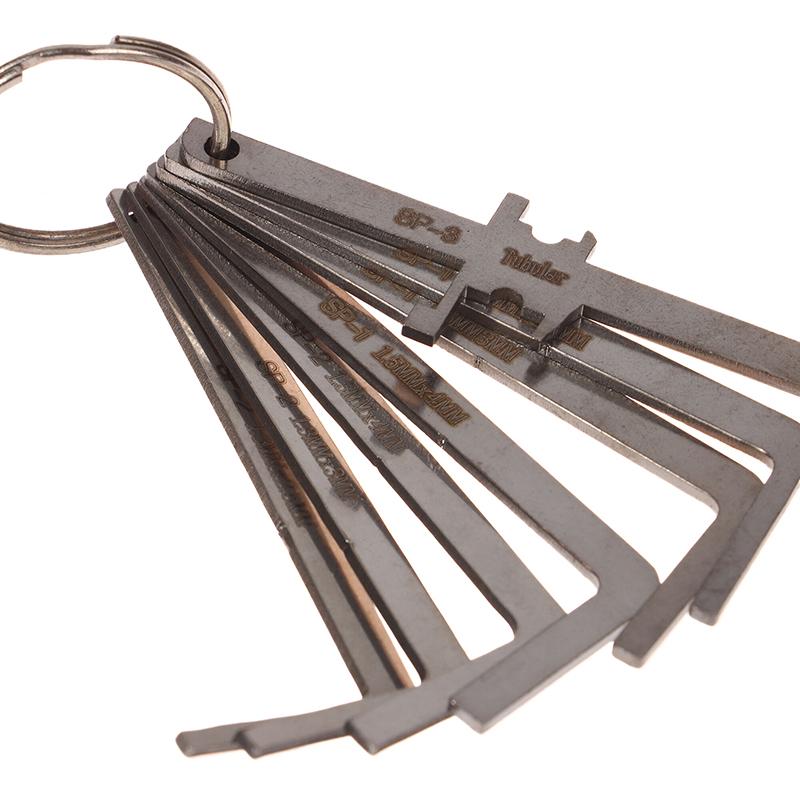 7Pcs Master Keys Metal Replacement Skeleton Lock Key Set Multiple Shapes Lock Picking Emergency Tool