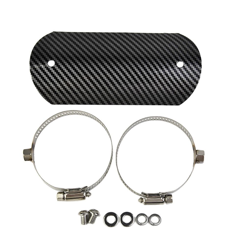 Accessories Exhaust Heat Shield Carbon Style Look Motorcycle