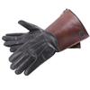 Degner Gauntlet Gloves WG-36 (S, Black/Brown)