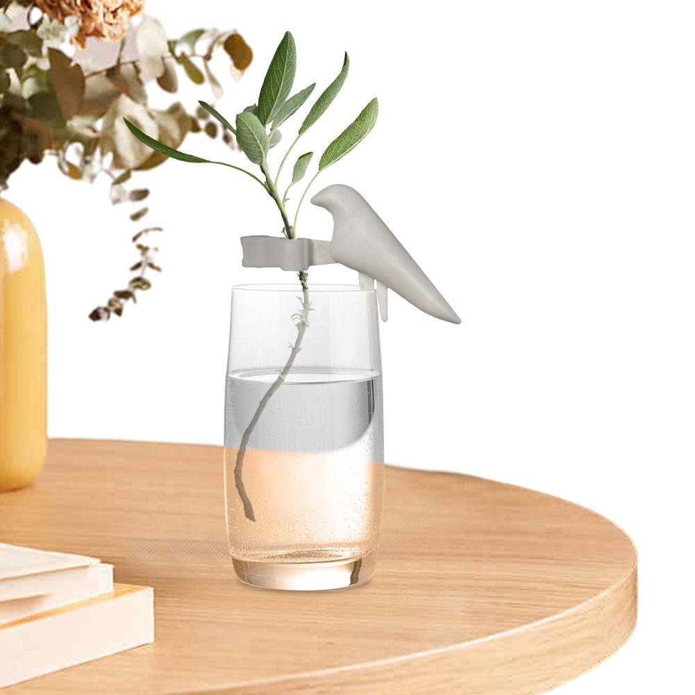 Bird Shape Hydroponic Plant Stand Plant Propagation Buddy Holder Hydroponic Plant Retaining Support for Cuttings Shoots Sprouts