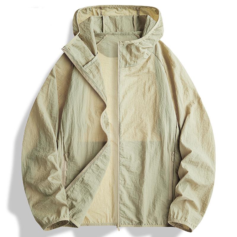 

Мужская куртка с защитой от солнца UPF50+ из ледяного шелка для повседневной носки на открытом воздухе, для рыбалки M