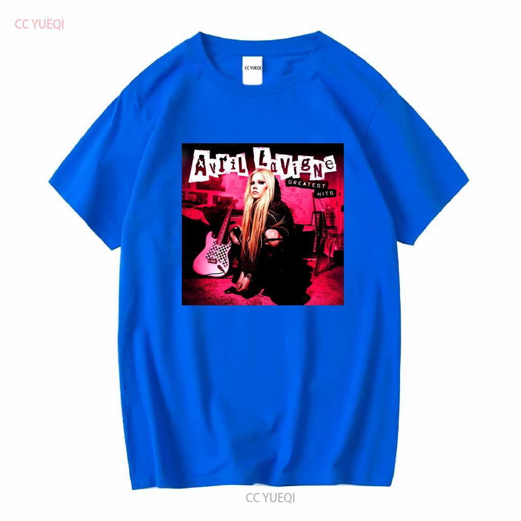 Avril Lavigne Album Greatest Hits Adult T Shirt All Size S To 5XL AL149 Long or Short Sleeves Vintage Washed