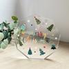Nine-sided Shape Transparent Acrylic Christmas Souvenir Bedroom Living Room Desktop Ornaments
