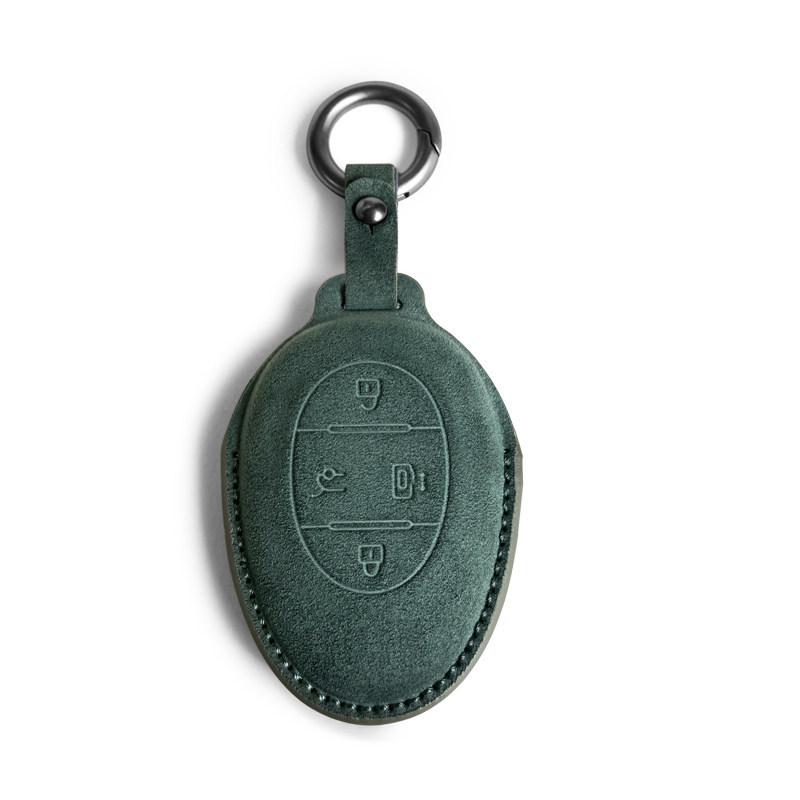 BAIC Jihu Koala S Key Cover - Minimalist Suede Case, Family & Parent-Child Design