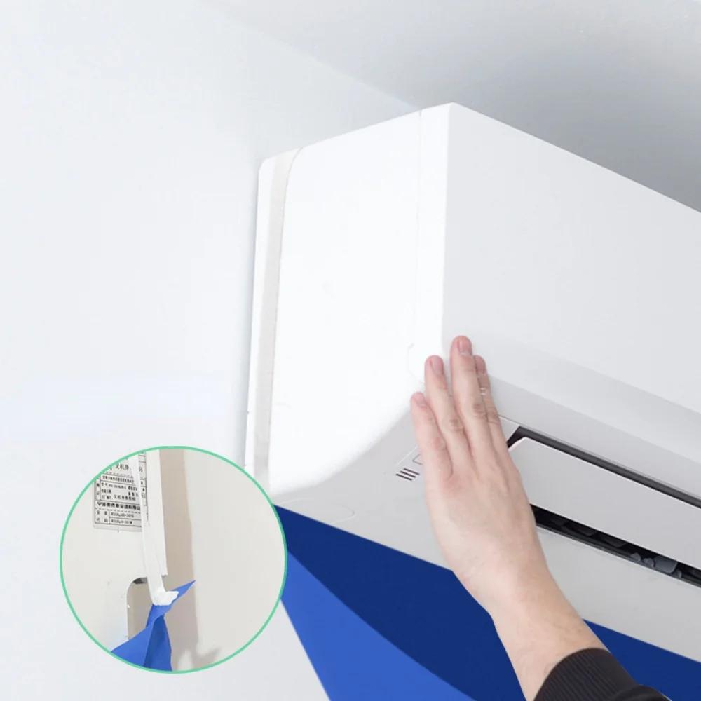 100cm Klimaanlagen-Reinigungsabdeckung Beutel PVC Verdickter Reiniger mit Wasserrohr Zuhause 1-1.5P Split Hängende Klimaanlage Werkzeuge