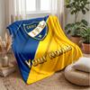 Ifk göteborg Testo Nome Personalizzato Coperta di Flanella Logo Calcio Coperta in Pile Personalizzata Regalo Speciale per Divano Camera da Letto Casa
