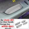 For Zeekr 001 2024 2025 Car Door Silicone Storage Box Door Handle Silicone Storage Box Interior Upgrade Parts