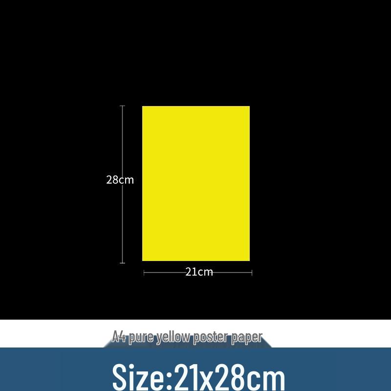 

Надвеликий двосторонній чисто-жовтий папір для плакатів для акцій розпродажу в супермаркетах