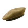 Britse Leger Stijl Wol Heren Baret Hoed Pet Leer Band