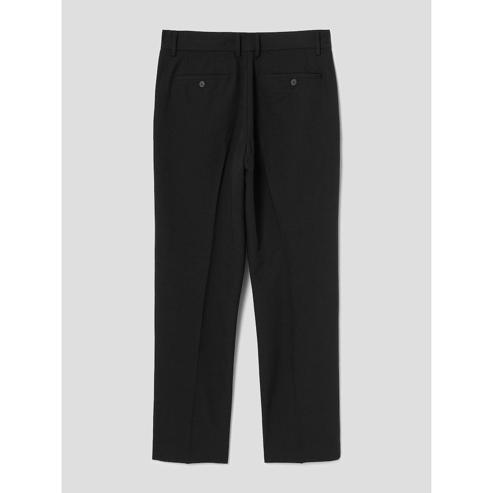 8SECONDS [Everyday Slacks] Slim Fit Basic Slacks Black (424721Ly25)