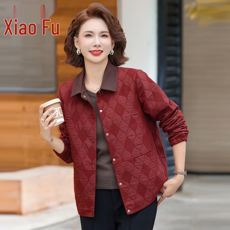 

Xiaofu Women s Solid Color Lapel Jacket 5XL