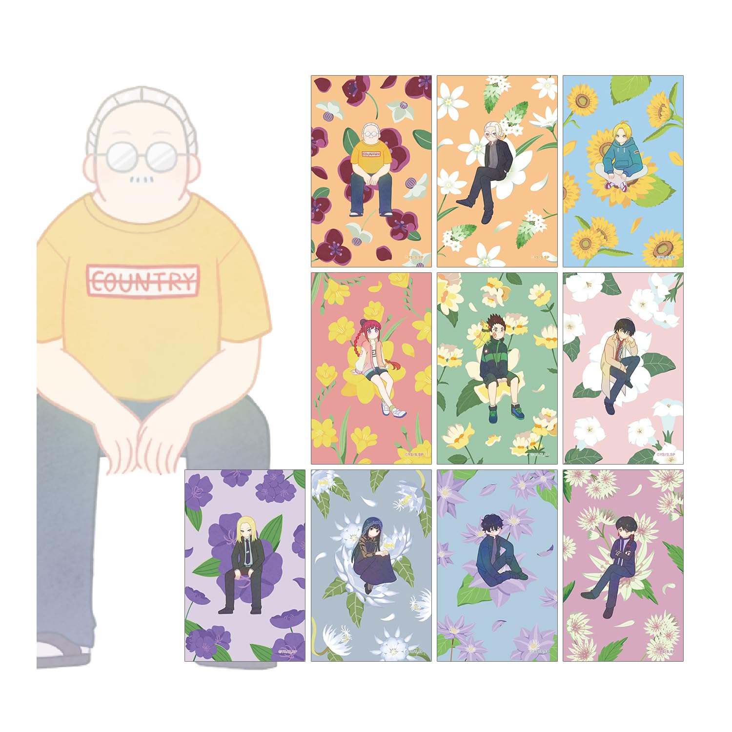 

TV Anime Trading Botania Illustration Cards Box of 10 SAKAMOTO DAYS