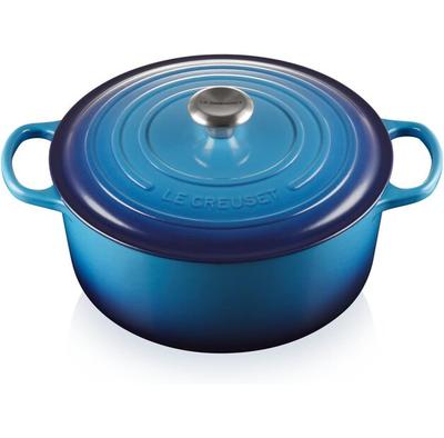 תבנית צלייה Le Creuset Signature עגולה 28 ס"מ תכלת 6.7 ליטר (21177282202430)