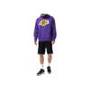 Nike NBA Los Angeles Lakers Fleece Pullover Hoodie Purple Men Streetwear DN4709-504
