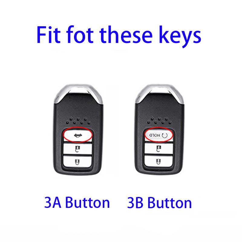 3 Buttons TPU Car Key Case Full Cover For Honda Grace Accord IX 2015 2016 2017 2018 2019 Remote Protector Keyless Shell Accessories