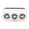 Solar Powered Car Exhaust Fan 5000RPM   Circulation Vehicle Cooling Vent Fan with USB Interface