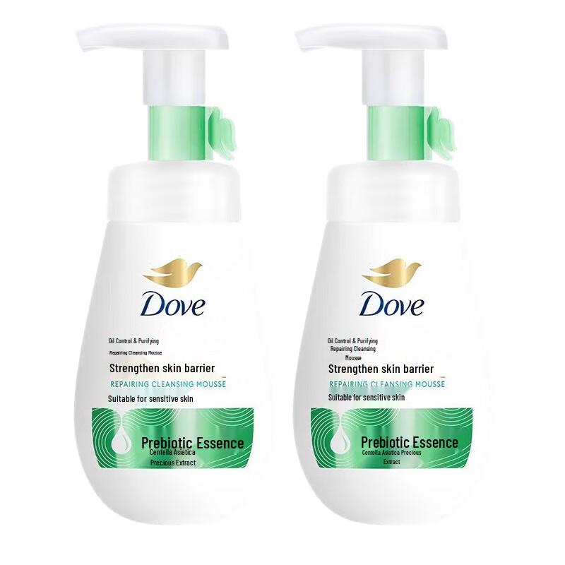 DOVE Oil Control & Softening Facial Cleansing Foam (2x160ML)