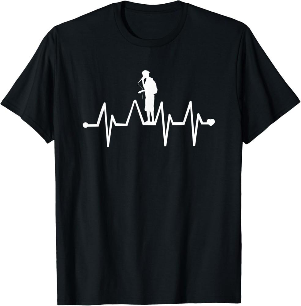 

Beatbox Shirt - Heartbeat Puls Beatboxing Microphone Gift Unisex T-Shirt M