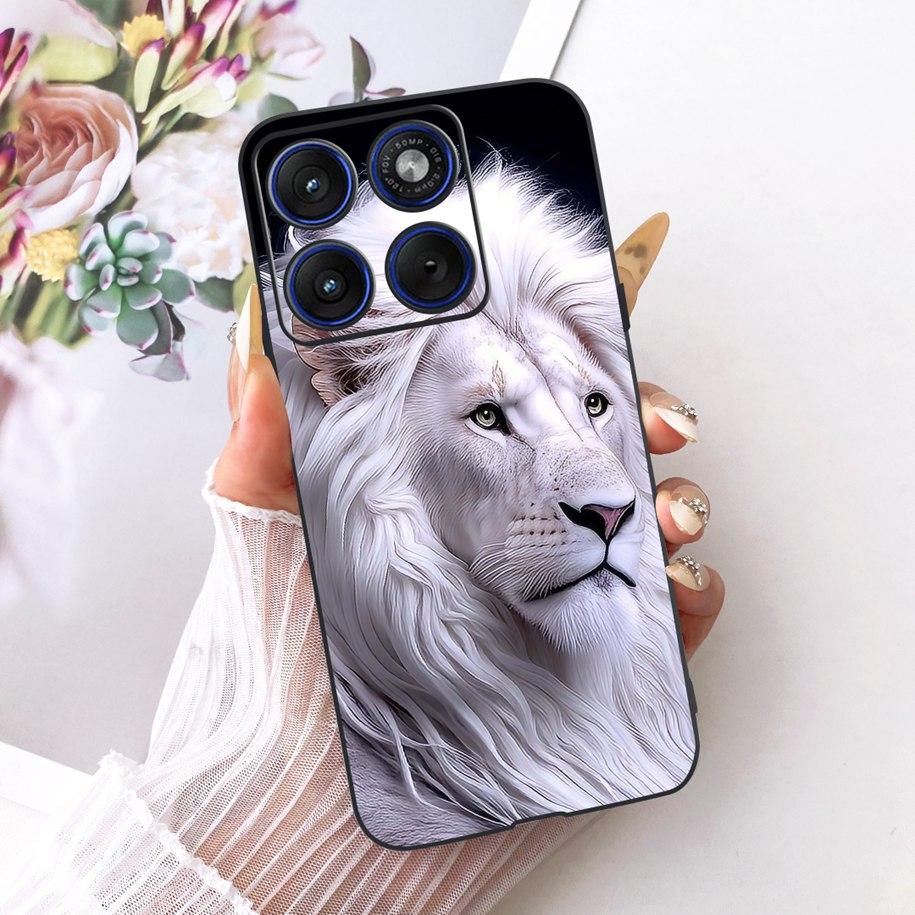 6.7" For Motorola Edge 70 Phone Case Luxury Dragon Cartoon Cover Soft Black Silicone Shell For Motorola Edge70 Moto X70 Air Etui