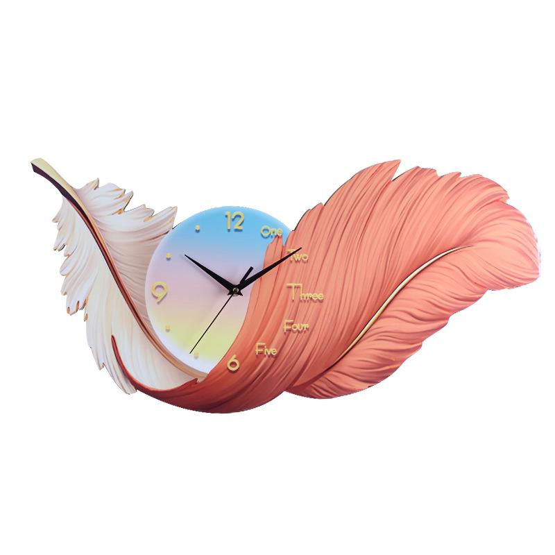 

Новые часы Гостиная Креативные Настенные часы в новом китайском стиле Украшение ресторана Картина Обеденный стол Бесшумные часы Настенные 30 * 60 [Type D]